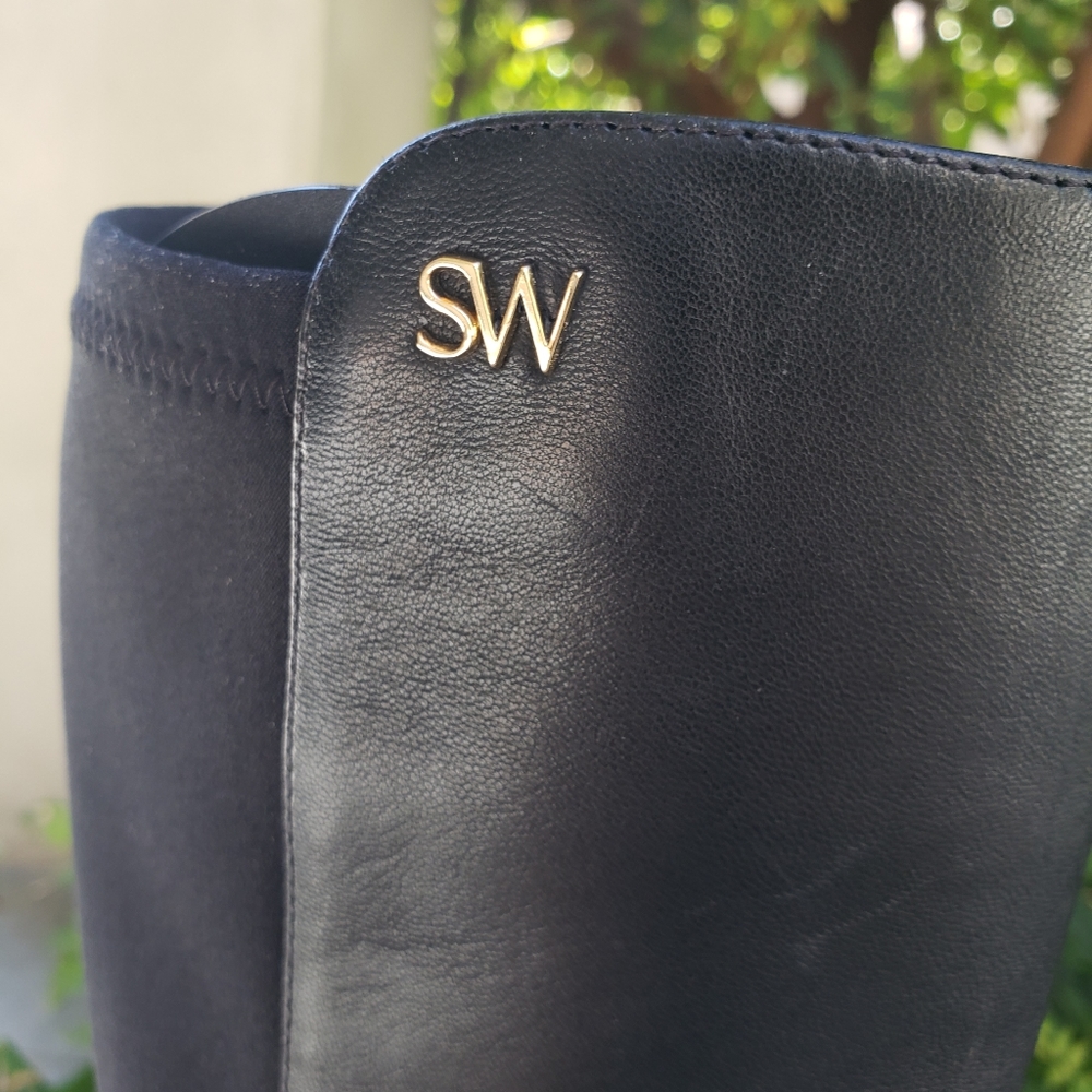 Gorgeous Stuart Weitzman Black Nappa Leather Boots - Picture 9 of 10